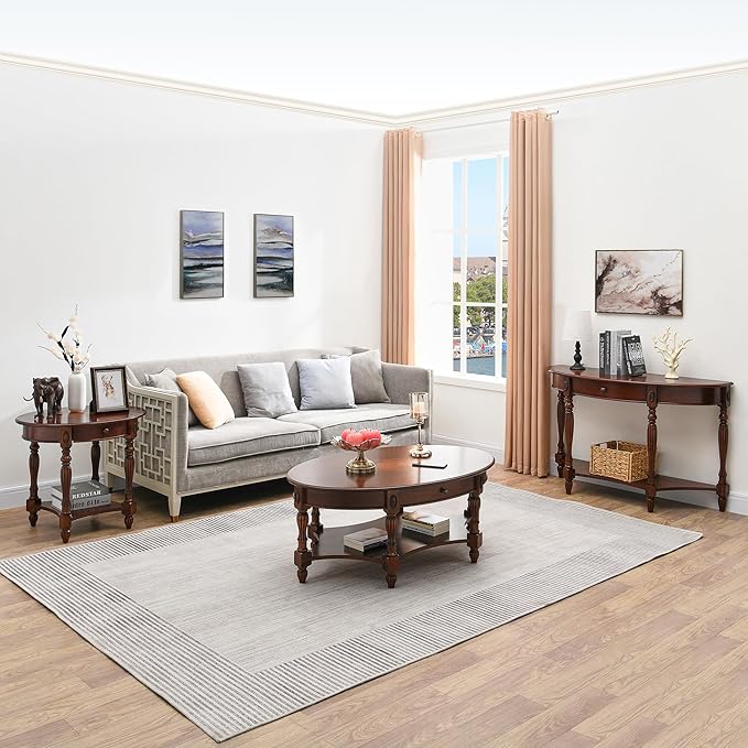 MODERION Solid Wood End Table - Image 5