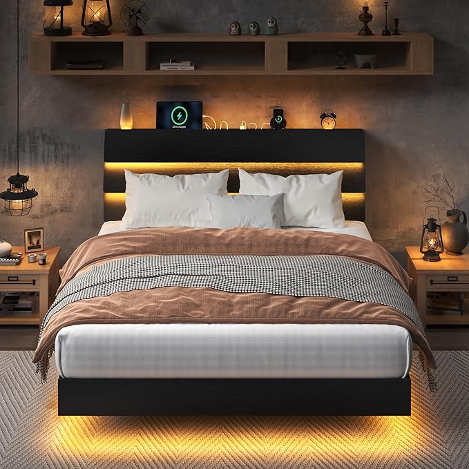 Feonase Floating Bed Frame Full by FEONASE
