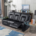 COMHOMA Living Room Furniture Set, Bonded Leather Sofa by ComHoma