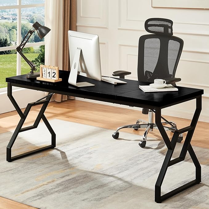 HOMISSUE 63-inch Executive Desk, Large Home Office Desk by Homissue
