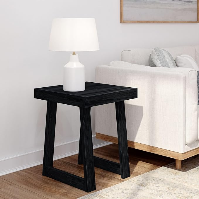 Plank+Beam Classic Square Side Table, Slim Side Table by PlankBeam