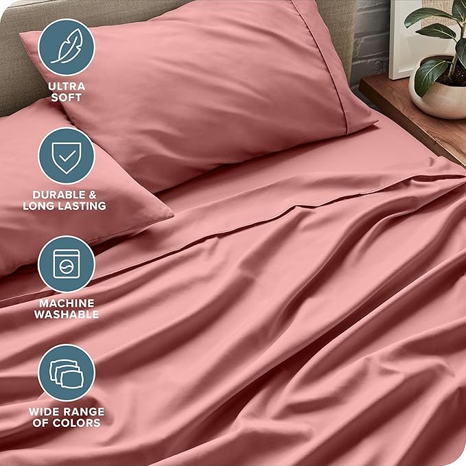 Bare Home Split Head Flex King Sheet Set - Image 5