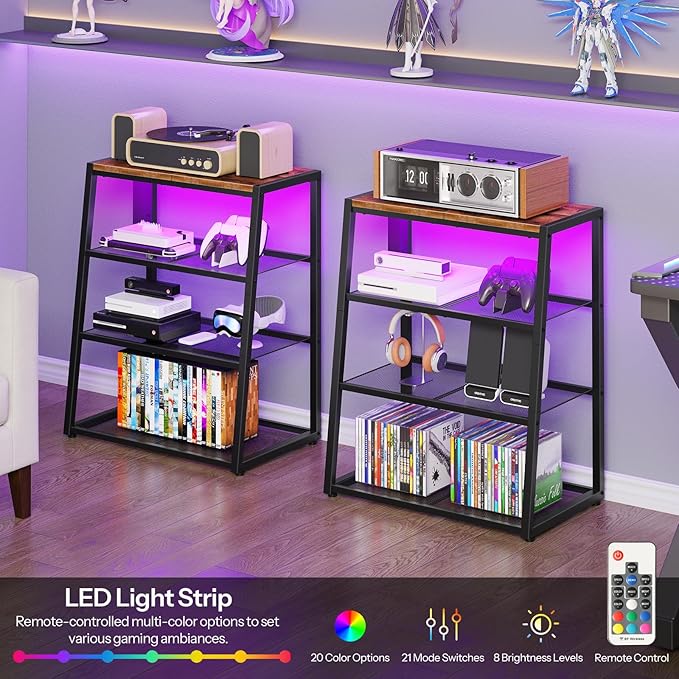 HOOBRO 4-Tier AV Media Stand - Image 7