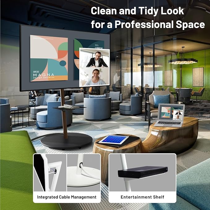 WALL Seven Stand A2 Grand | Rolling TV Stand - Image 3