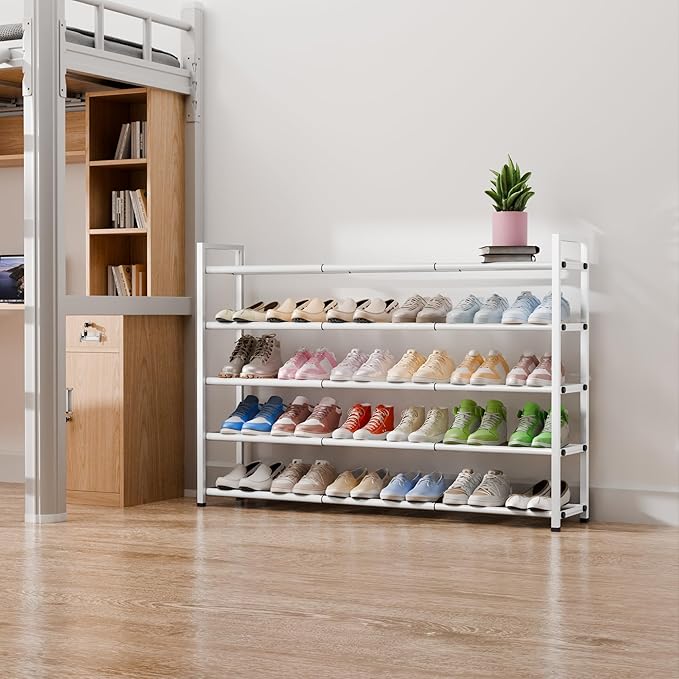 Bumusty 5-Tier Long Expandable Shoe Rack - Image 7