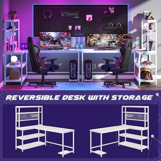 Tribesigns 55" Large Computer Desk - Image 5