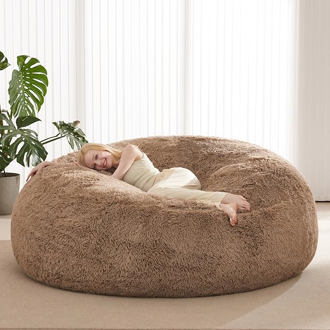 Big Bean Bag Cover Only, Washable Oversized Bean Bag Chairs Cover by Unknown