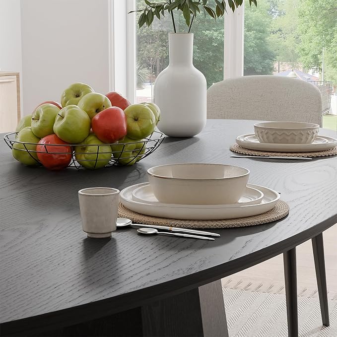 Casaphoria 67" Oval Dining Table, Modern Wood Kitchen Table - Image 7