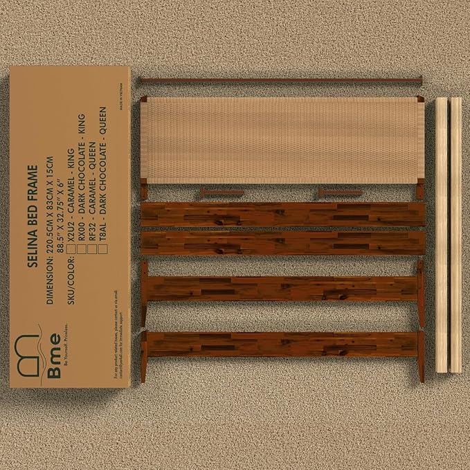Bme Selina Wood Platform Bed Frame - Image 8