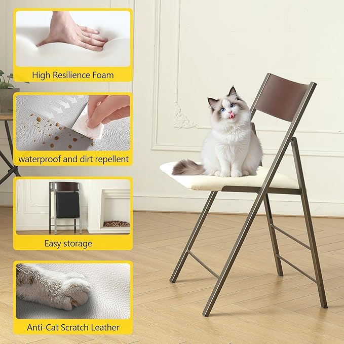 Folding table and chair set, dining table - Image 7
