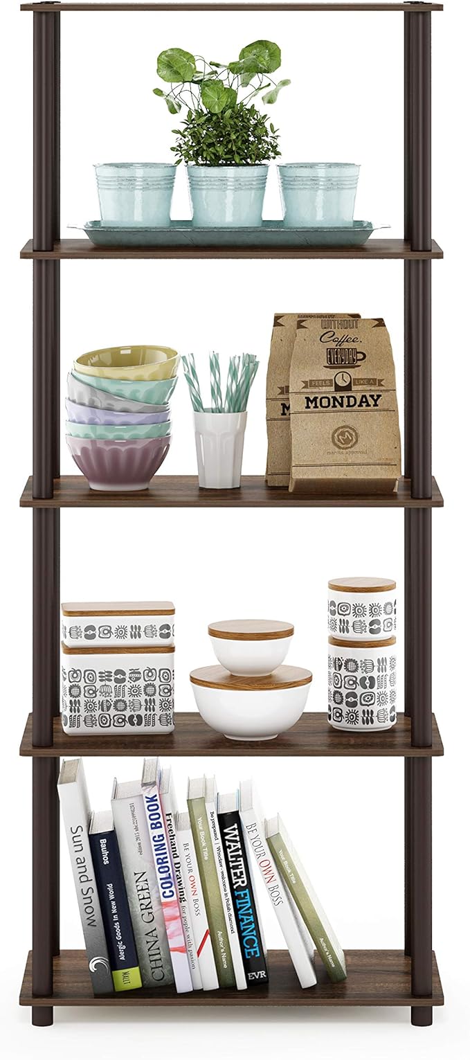 Furinno Turn-N-Tube 5-Tier Multipurpose Shelf / Display Rack / Storage Shelf / - Image 4