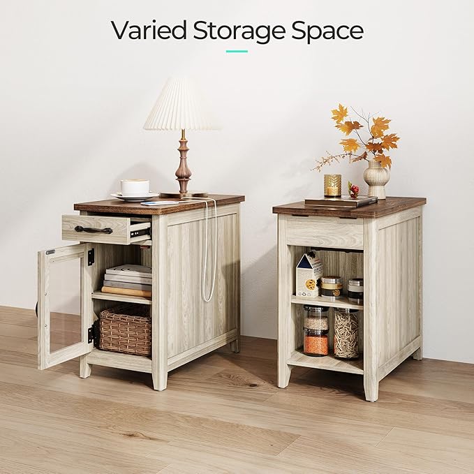 LINSY HOME Farmhouse End Table - Image 7