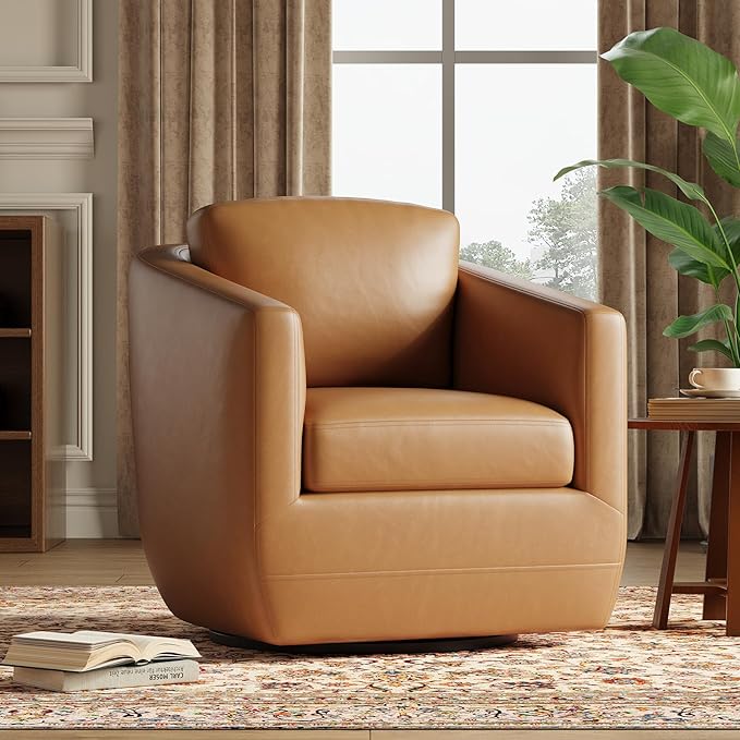 COLAMY 360° Swivel Accent Chair Set of 2 - Image 3