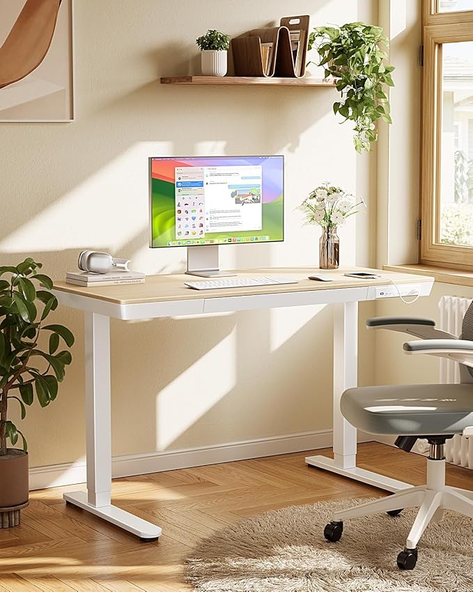 Marsail Electric Solid Standing Desk, 48 x 24 inch Standing Desk - Image 2