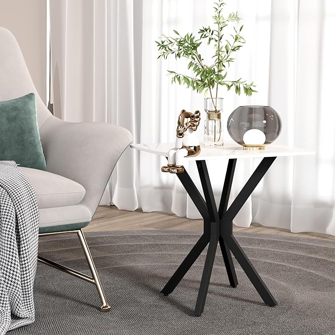 Square Side Table Set of 1, Modern Stylish End Table - Image 4