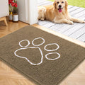 OLANLY Door Mat for Muddy Dog Paws 40x32, Ultra Absorbent Chenille Mud Doormat by OLANLY