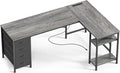 Huuger 63 Inch L Shaped Desk by Huuger