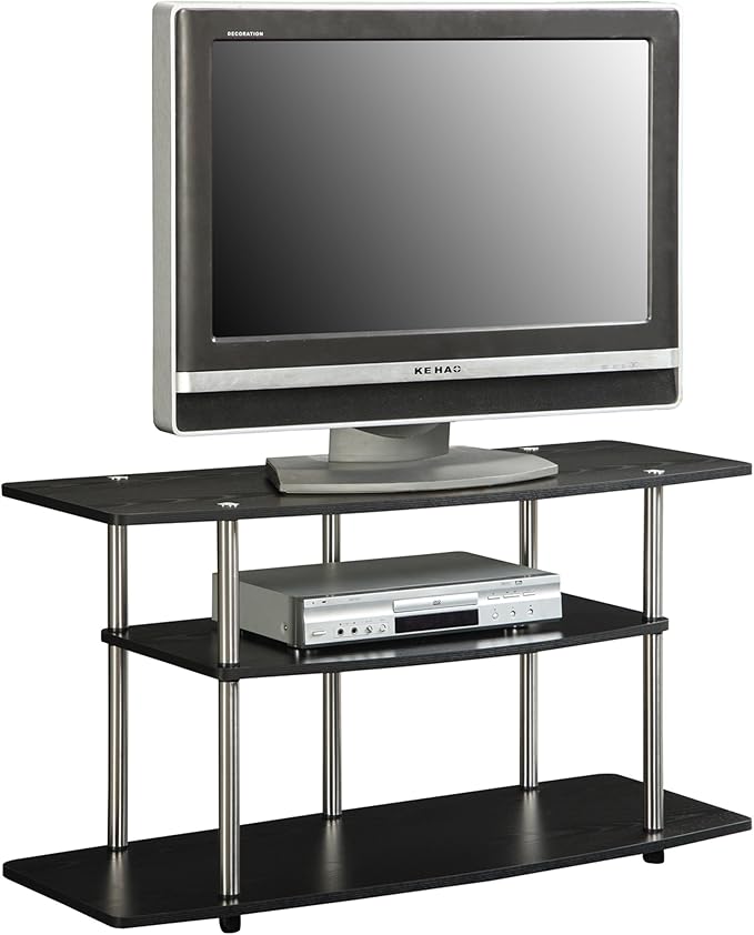 Convenience Concepts Designs2Go No Tools 46 inch 3 Tier Wide TV Stand - Image 4
