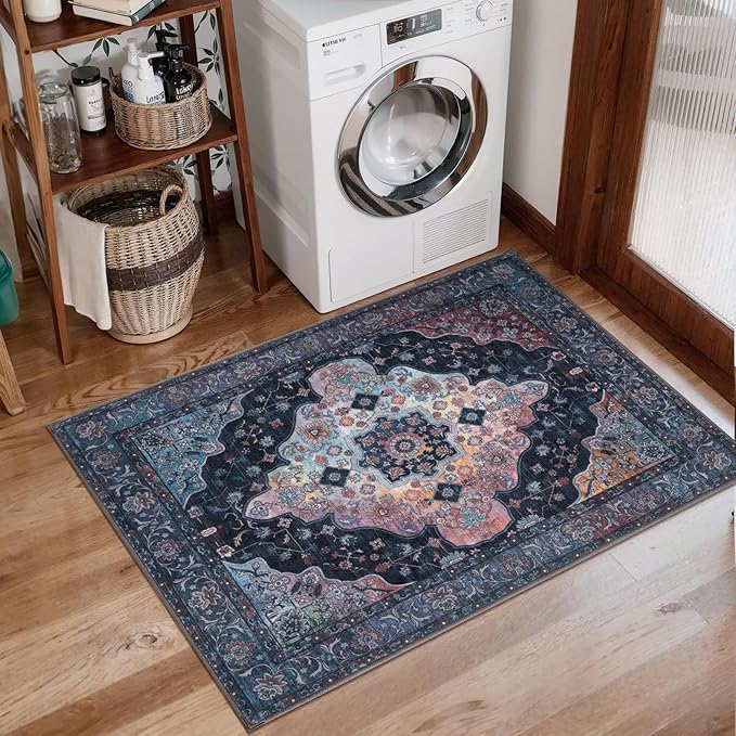 2x3 Entryway Rug, Vintage Rug - Image 2