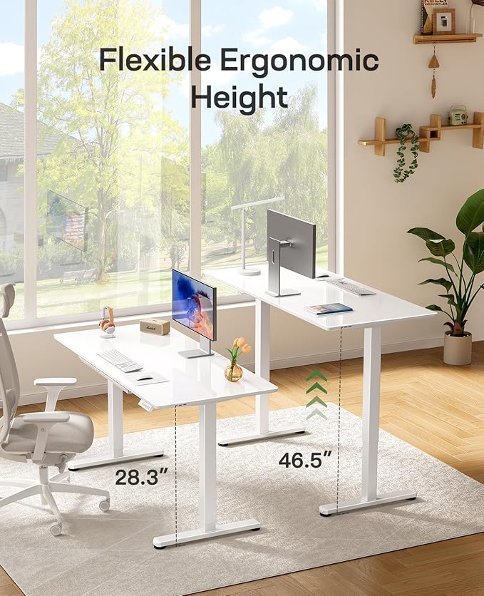 Marsail Glass Standing Desk - Image 5