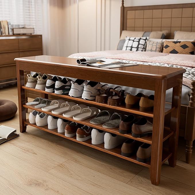 Shoe Storage Bench for Entryway - Image 5