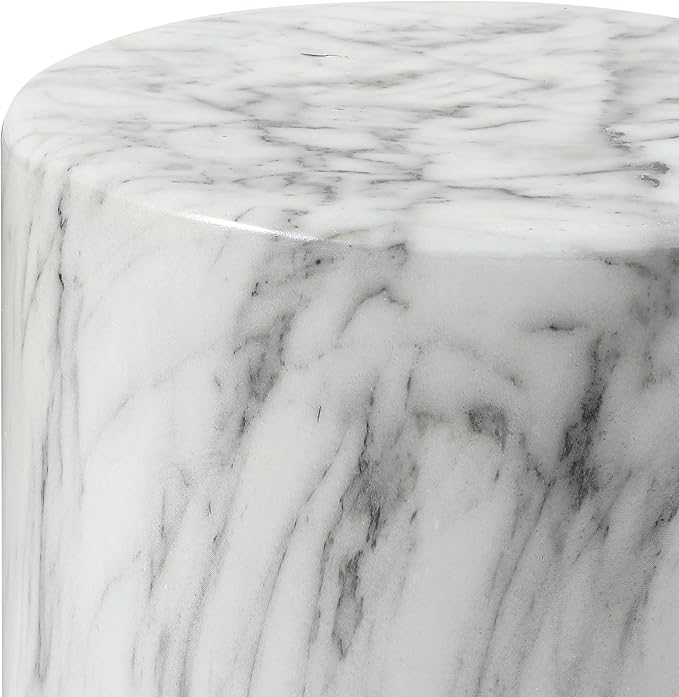 JONATHAN Y TBL1101A Troy 16" Modern Minimalist Faux Marble Column - Image 7