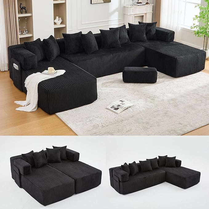 Eafurn DIY Combination Compression Modular Sectional Sofa by Unknown