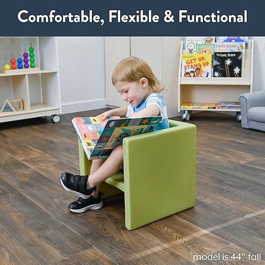 Children's Factory Cube Chair for Kids, Flexible Seating Classroom Furniture - Image 6