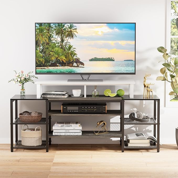 aboxoo 47" TV Riser for 32-60 inch TV, TV Riser Stand Shelf, Tabletop TV Stand - Image 6