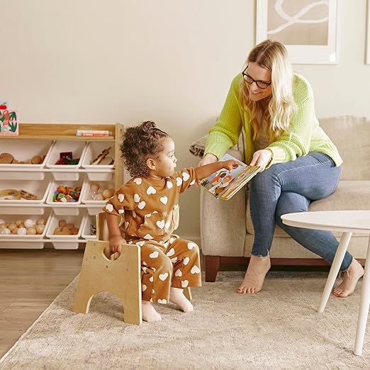 ECR4Kids Stackable Wooden Toddler Chair, Kids Furniture - Image 9