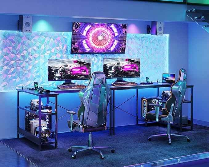 ODK 48 Inch Small L Shaped Gaming Computer Desk - Image 2