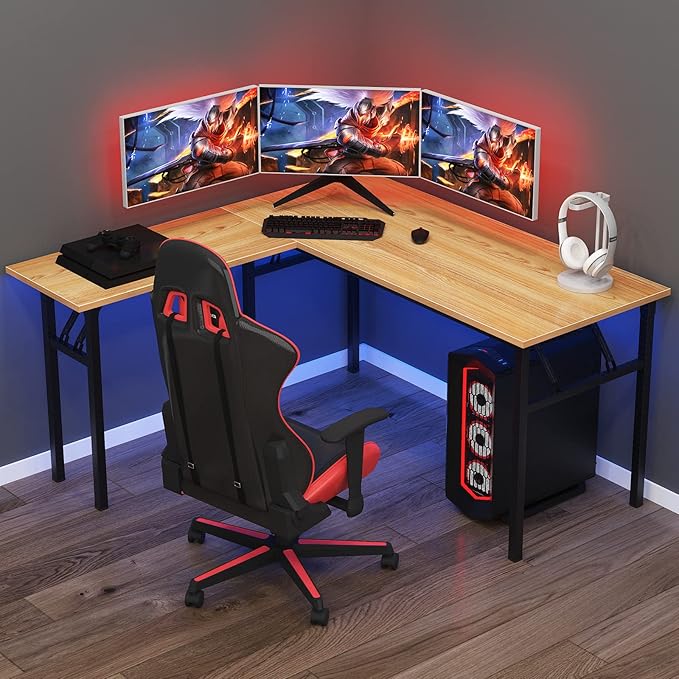 Need L Shaped Folding Desk, Reversible Computer Desk - Image 4