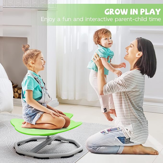 Spinning Chair for Autistic Kids, Non-Slip Sensory Spinning Chair, Sit and Spin - Image 4