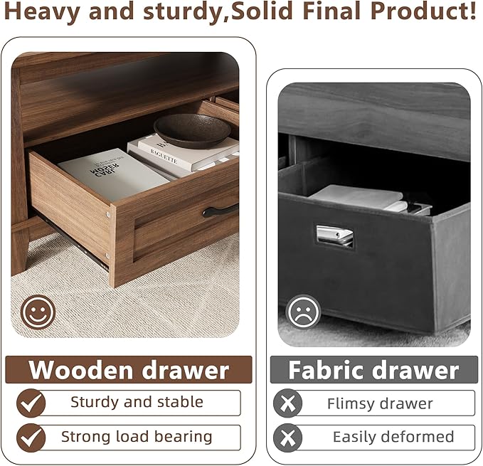 GarveeHome Farmhouse Coffee Table - Image 5