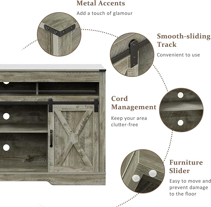 RoyalCraft Farmhouse TV Stand - Image 4