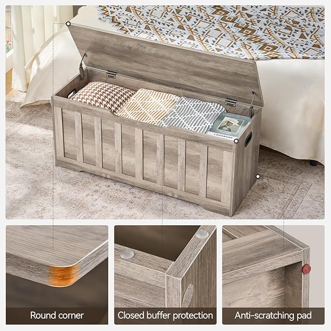 43.3" Storage Chest Extra Large, Storage Trunk - Image 6