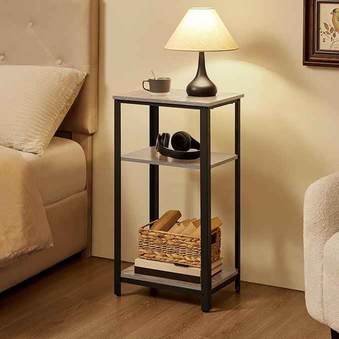 Yaheetech 30 in Tall End Table, 3-Tier - Image 4