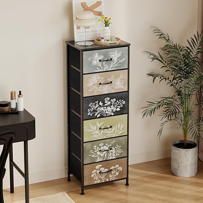 Tohomeor Vintage Dresser Vertical Nightstand - Image 6