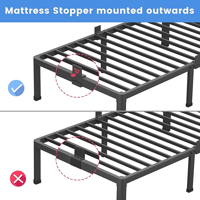MAF 18 Inch California King Bed Frame - Image 8