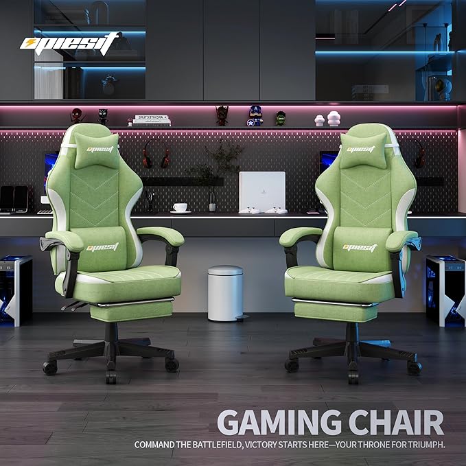 Gaming Chair, Fabric Computer Chair - Image 2