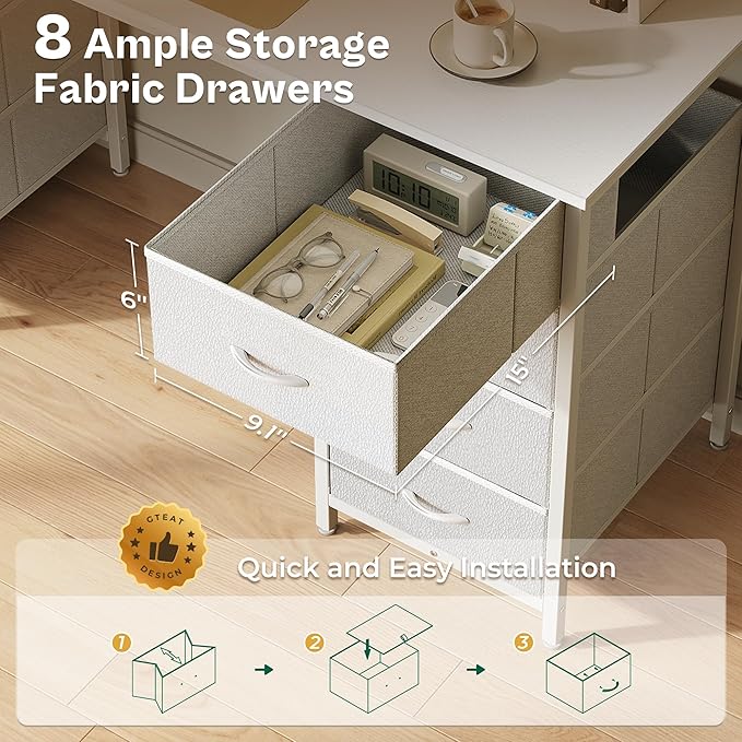 Huuger 47 Inch Vanity Desk - Image 4