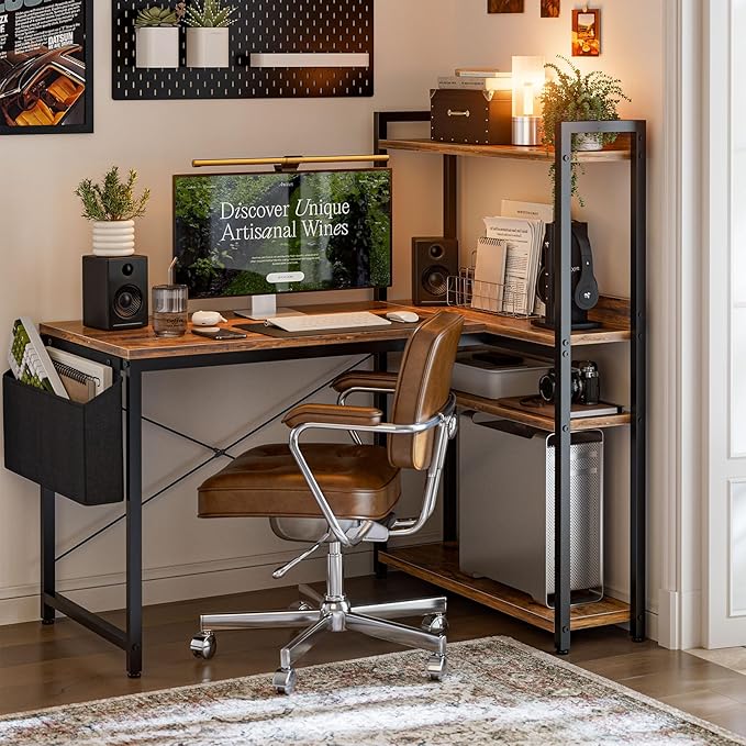 40 Inch L Shaped Computer Desk - Image 2