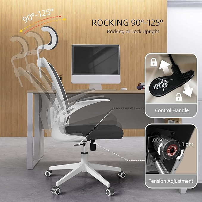 Monhey Office Chair Ergonomic Desk Chair - Image 7