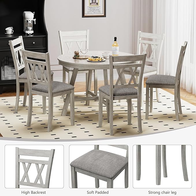 Solid Wood Dining Chair, Part of Dining Table Set, Mix and Match Table - Image 3