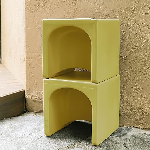 ECR4Kids Tri-Me Table and Cube Chair Set, Fern Green - Image 11