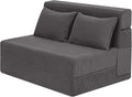 MeMoreCool Boneless Folding Sofa Bed, Corduroy Convertible Sleeper Chair by MeMoreCool