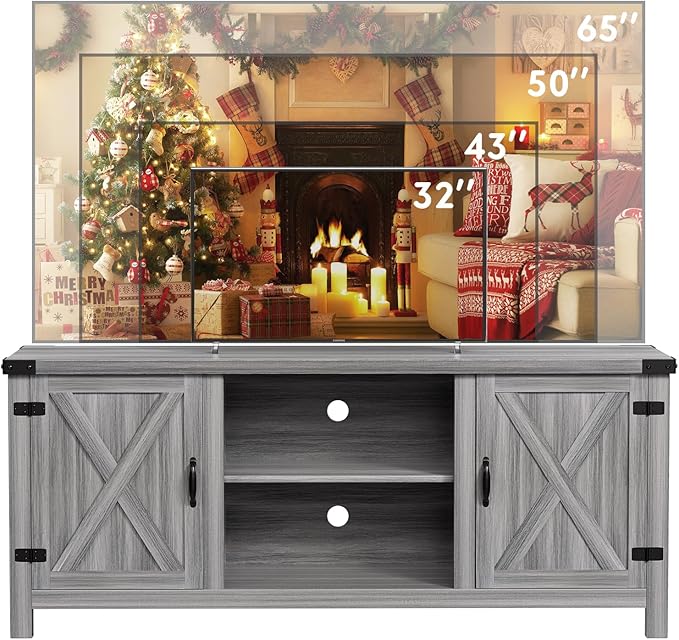 YESHOMY Modern Farmhouse TV Stand - Image 9