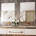 Frameless Bathroom Mirror 30x40, Bathroom Mirrors by AUYHM