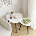 BAMEOS Bamboo Nesting Triangle End Table by BAMEOS