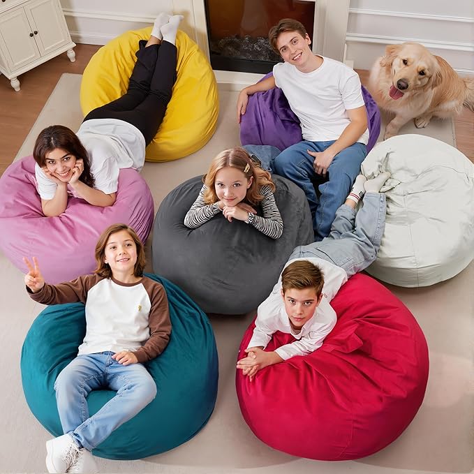 Homguava 2FT Bean Bag Chair: 2' Bean Bags - Image 6